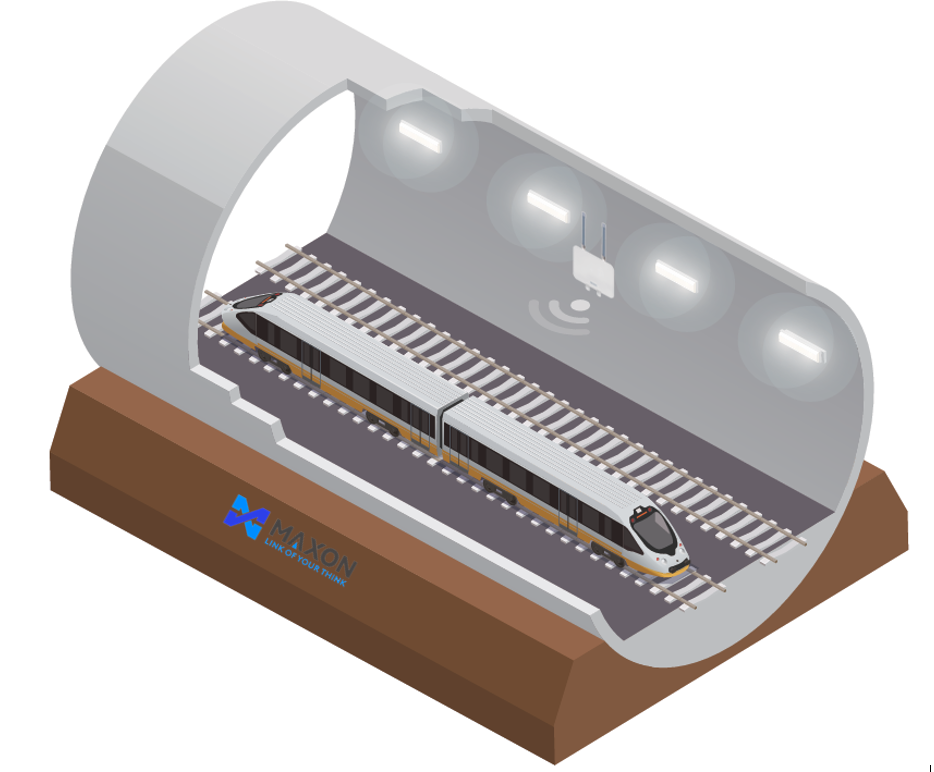 軌道交通無線解決方案架構示意